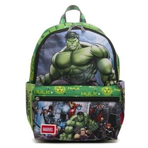 Marvel Avengers Green Hulk Nylon Backpack Kids and Adults Superhero Bag